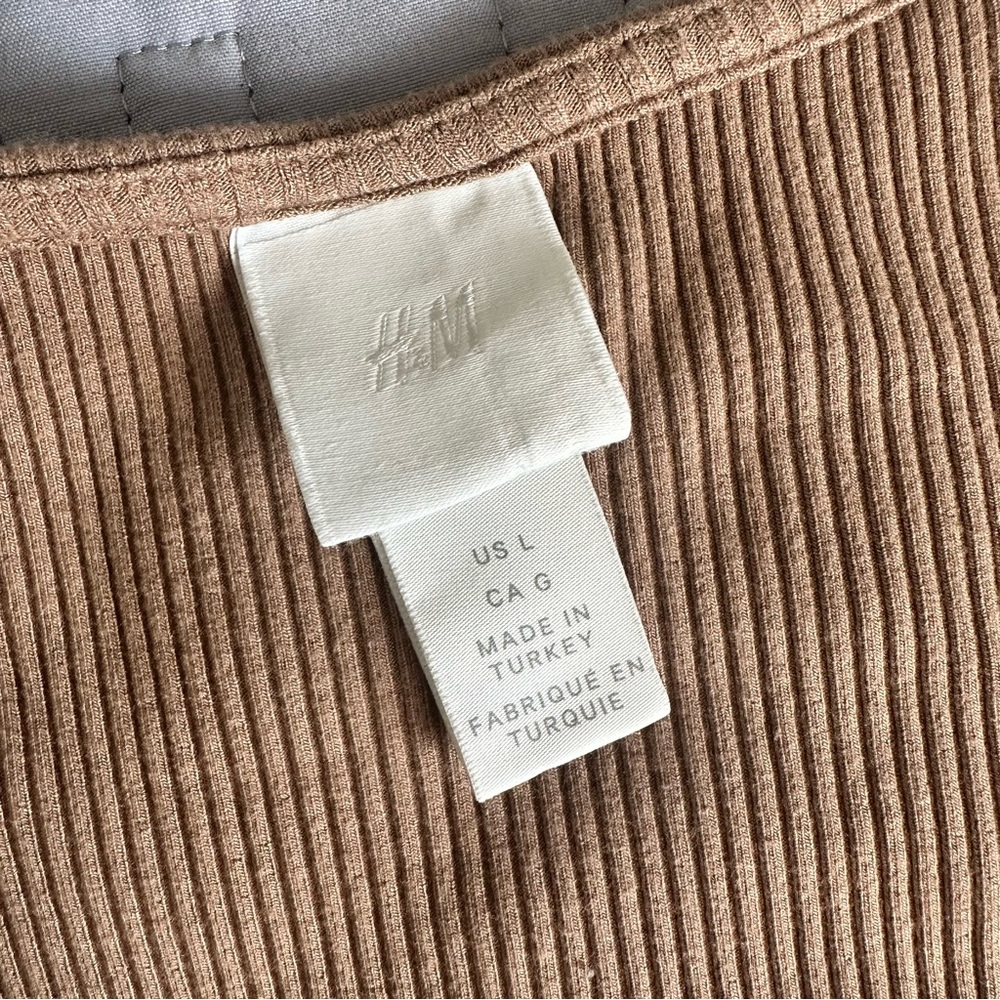H&M Cropped Ribbed Top - Picture 5 of 9